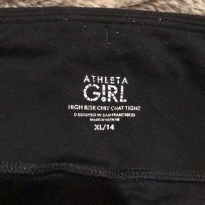 XL Athleta Girl chit chat leggings